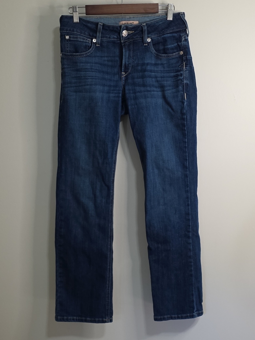 Ariat R.E.A.L. Denim Straight Leg Women's Blue Dark Wash